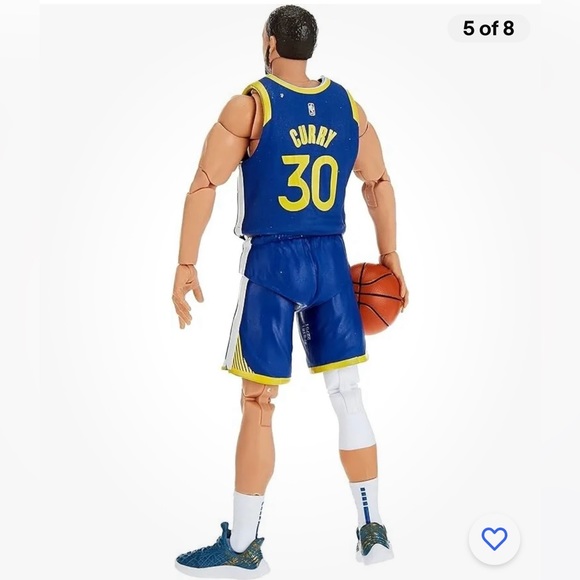 Starting Lineup NBA Series 1 Stephen Curry Action Figure Golden State Warriors - Picture 5 of 8